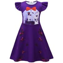 26296 Vaikų Mergaičių Five Nights at Freddy's Lokio Ruffles Suknelė 120 violetinė