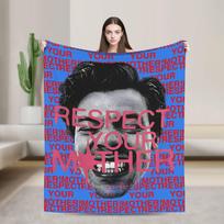 Respect Your Mother Baby Harrys Styles Together, Together Tour Blanket Plush Bedding Throws Bedroom Flannel Bedspread Bed Cover Size: 75*100cm, Weight: 230 GSM