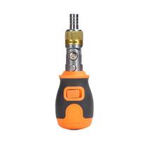 Ratchet Screwdriver 180 Degree Foldable Screwdriver Set Hex Interface Lock 1 oranžinė