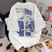 2026 Jujutsu Kaisen Higuruma Hiromi Graphic Men's Anime Print Loose Streetwear Soft Pure Cotton Fashion Women And Men T-shirt 4XL