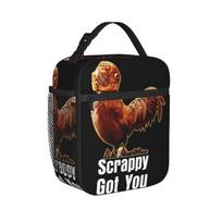 Scrappy Got You Chicken Arc Raiders Thermal Insulated Lunch Bag for Travel  Portable Food Container Bags Thermal Cooler Food Box One Size