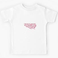 Polska Poland Mandala Flag Kids T-Shirt 100