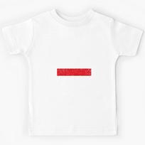 Poland Polska Flag Grunge Kids T-Shirt 140