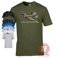 Avro Lancaster heavy bomber T-Shirt. The legendary World War 2 RAF aircraft 2XL