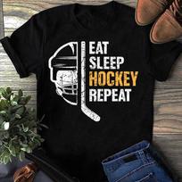 Eat Sleep Hockey Repeat Hockey Ice Hockey Ice Hockey - Ice Hockey Player, Hockey Lover, Hockey Player, Gift Hockey, Hockey Team, Hockey Moms S