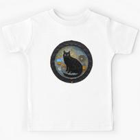 Cat Noir #1460 | Black Cat Kids T-Shirt 130