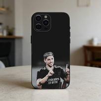 Football Fan f-Federico v-Valverde Phone Case For iPhone 17,16,15,14,13,12,11 Plus,Pro,Max,Mini Silicone black Soft Cover iPhone14Plus