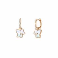 Lola Rose Ivy series mother-of-pearl earrings women's white LR60025 auksas