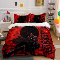 Knight, sword, moon,  Berserk . Bedding sets Duvet cover sets Duvet covers Pillowcases(1*Duvet Cover 2*Pillowcases without duvet insert) 135x200cm