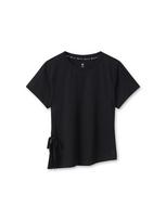 Top Ten Women'S) Cover-Up Tie Short Sleeve Tee_Mbf2Ts2292 Bk/80