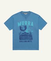 Mura Rustic Mura Logo T-Shirt _ Blue Blue/One Size