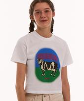 Match Glove Green Glassland Crop Top (White) White/Free