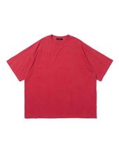Cargo Bros Pigment Overbox Short Sleeve Tee (Red) Free