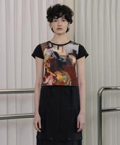 The Rocket R Mosaic Half T-Shirt_Mix Mix/S