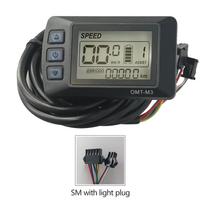 OMT-M3 Accessory Durable 36V 48V E-Bike Conversion Kit with LCD Display 5-Pin SM Plug Speed Time Riding Component Panel mėlyna