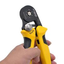 VSC9 10-6A 0.08-10mm2 26-7AWG Adjustable Precise Hexagon Tube Bootlace Terminal Crimping Pliers Cable Assemblies Hand Tools Ratcheting Crimpers