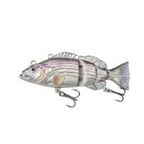 Big Game Robot Fishing Lures Electric Swimbait USB Rechargeable Flashing LED Light Fishing Lures (as the picture,95mm&26g)