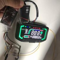 ELEKTRINIO PASPIRTUKO EKRANAS 36V48V60v su PLASTIKINIU KLIPSU ir NFC EKRANUI ĮJUNGTI IŠJUNGTI EBIKE MATUOKLIS juoda