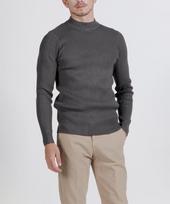 Panicalle Ribbed Knit Viscose Blend Sweater [2 Colors] Gray/M