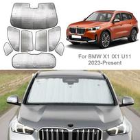 Automobilio saulės skydeliai UV apsauga Dangtelis BMW X1 IX1 U11 -2025 Šoninio lango užuolaidėlė Saulės skydelis Skydelis Kilimėlis Priekinio stiklo Automobilio aksesuaras Front X1 23-26
