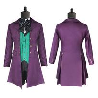 Anime Black Butler 2 Kuroshitsuji Alois Trancy Uniformas Apranga Cosplay Kostiumai Pilnas Komplektas (Švarkas + Liemenė + Marškiniai + Šortai + Varliukų kaklaraištis) S