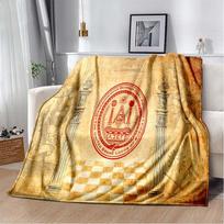 Masonų Freemason Illuminati žiedo antklodė Minkšta patogi sofos antklodė ir flanelinės antklodės suaugusiems 75cm x 90cm