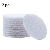 6 cm skersmens kilimų sugriebimo lipdukai dvipusiai kablio ir kilpos lipnios medžiagos tvirtinimo juosta Lipnios pagalvėlės, skirtos sofos pagalvėlės kilimėlio lapų laikymui 2-pc balta