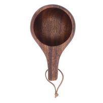 Wood Camp Mug Portable Wooden Camping Cup Hand Made Nordic  Wood Drinking Cup with Handle for W