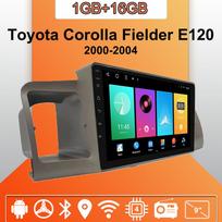 Android Carplay automobilio radijas, skirtas Toyota Corolla Fielder E120 2000-2004 Multimedijos grotuvo galvos blokas Stereo GPS navigacija BT WIFI 2+32GB 1+16GB