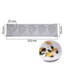 3D Nėrinių torto forma Lapai Korėtas drugelis Silikoninė forma Fondantas Šokoladas Trafaretas Kraštas Kepimo indai Torto dekoravimas