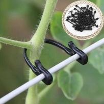 50 vnt. Sodo augalų surišimo sagtys Vynuogės Daržovės Surišimo spaustukai Šiltnamio daržovių stiebų fiksavimo žiedai Tvirtinimo įrankis 50pcs