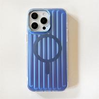 Galvanizuotas magnetinis atsparus kritimui iPhone 14/13 dėklas Apple 17Air/16/15PROMAX iPhone 17 Pro violetinė