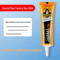 Shoe Repair Glue: Waterproof, Instant Dry, Soft Resin for Leather Shoes & Sneakers, Silver Back