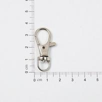 Five-Pointed Star Handbag Accessory: Keychain Pendant with Lobster Clasp white