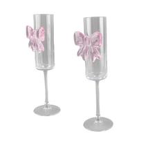 Champagne Glass Cocktails Glassware with Reinforced Stems for Weddings Engagements Bridal Shower Party 2PCS skaidri