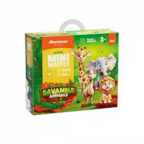 Mini vaflinė 100el gyvūnai Sawanna - Marioinex
