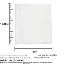 Portable A7 Photo Card Holder Binder Stationery Supplies Kpop Idol Photo Cards Collect