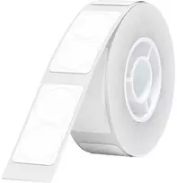 Šiluminės etiketės Niimbot lipdukai T 14x28mm 220 vnt (baltas apvalus)