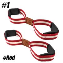 1Pair Figure 8 Weight Lifting Straps for Weightlifting Heavy Duty Deadlifting Workout Straps Wrist Wraps Gym Equipment Gear S
