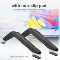TV Stand Base Pedestal Feet for 32  to 65  Easy Installation Replace with Screws Accs Desktop