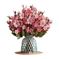 Pop-Up Wildflower Valentine's Card 3D Paper Flower Bouquet Greeting Card Foldable Romantic Floral Cards for Birthday Mother's Day Anniversary A