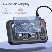 Lancol C30-M 8mm Lens Endoscope High Definition Display Car Maintenance and Inspection Equipment 4.3-inch Large Screen 1080P Waterproof Single camera 1-meter cable