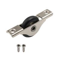 Tinklinės durys ratukai 30mm/1.18  Skersmens Nailono Baldų volelis Skriemulys Stumdomas ratukas Tinklinės durys ratukai 1pc