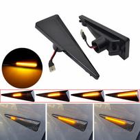 2Pcs Car Dynamic LED Side Marker Turn Signal Light for Renault Espace MK4 Vel Satis Wind Avantime Megane 2 Scenic 2 Espace 4