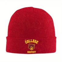 The College Dropout Kanye West Knitted Hat Beanies Winter Hat Warm Fashion Caps Unisex Women