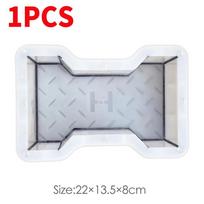 1Pcs 22x13.5cm Stepping Stone Paver H Shape Walkway Brick Mold  For Lawn Patio Yard Garden
