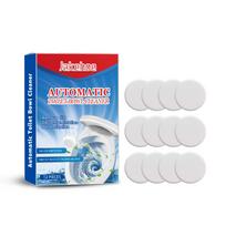 12pcs Oxygen Bleach Toilet Tablets Effervescent Power for Stains Limescale Fresh Scent Deodorizer Non Chlorine Formula Drop Flus 12pieces