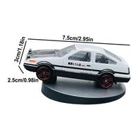 Initial D AE86 Fujiwara Racing Car Model Drift Car Model Statue Adornments Auto Center Console Dashboard Ornament Gifts juoda