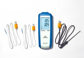 Skaitmeninis PeakTech 5140 2 kanalų temperatūros matuoklis