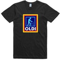 Fathers Day Mens Funny T-Shirt Oldi Parody Gift For Dad Regular Fit 100% Cotton S